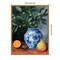 Ginger Jar with Winter Berries I by Victoria Barnes Framed Canvas Wall Art